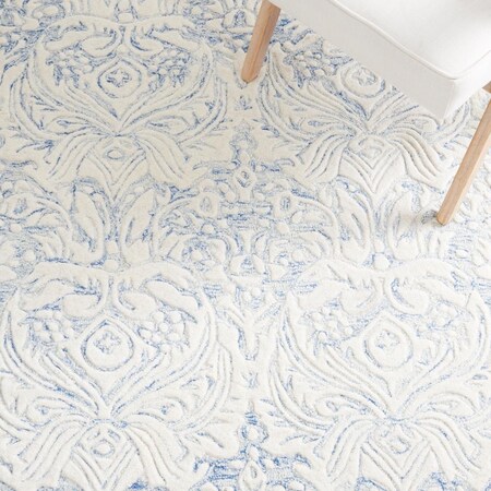 Safavieh 6 x 6 ft. Metro Contemporary Square Area Rug Blue & Ivory MET850M-6SQ